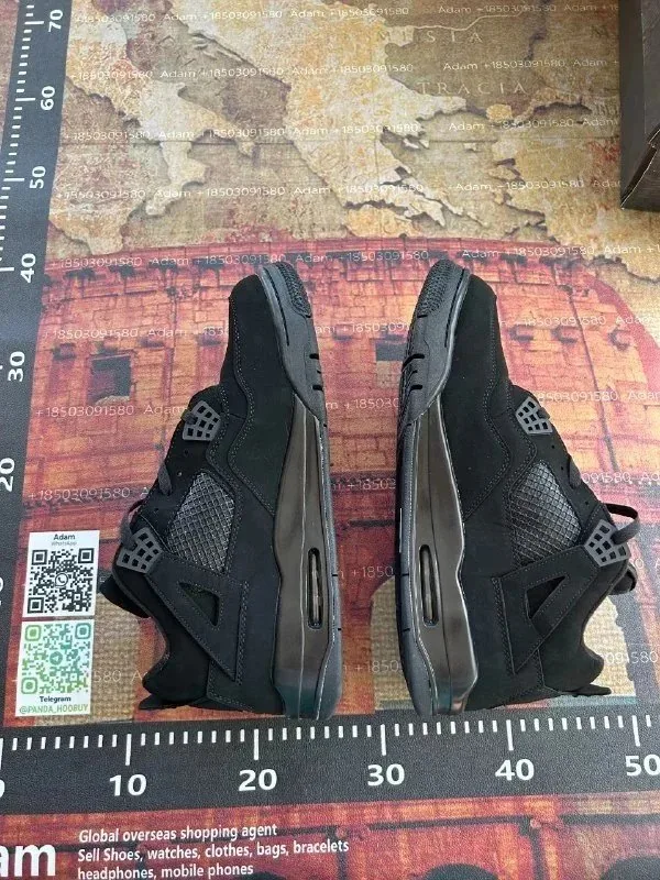 Jordan 4 Black Skate Shoes — photo 6