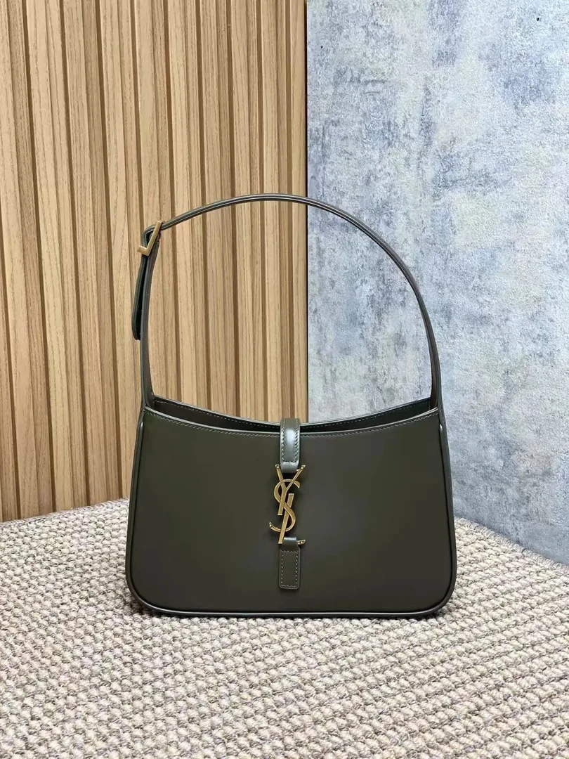 Saint Laurent Leather Shoulder Bag — QC