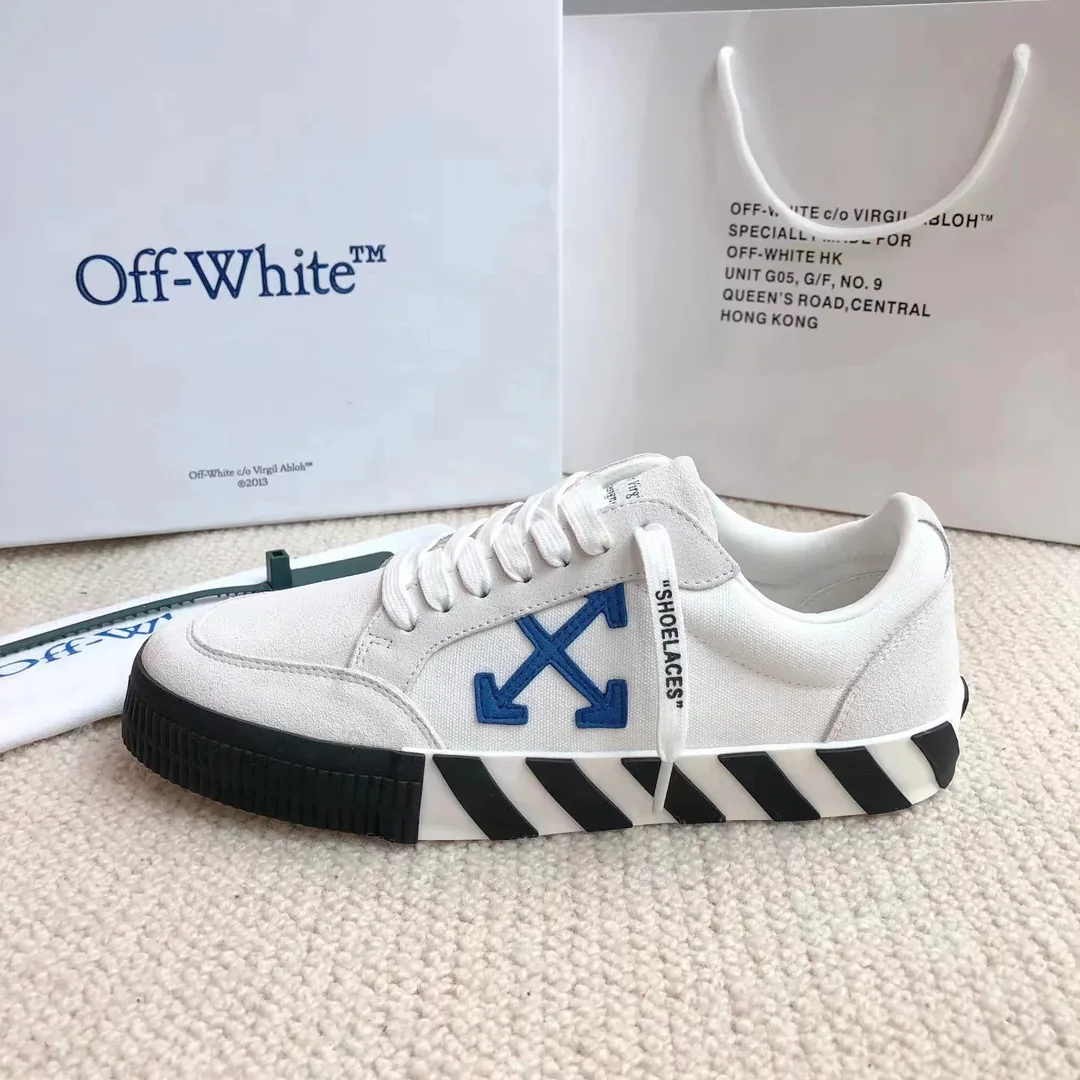 Off-White Vulc Low White Green Vulcanized Tops — Photo 8