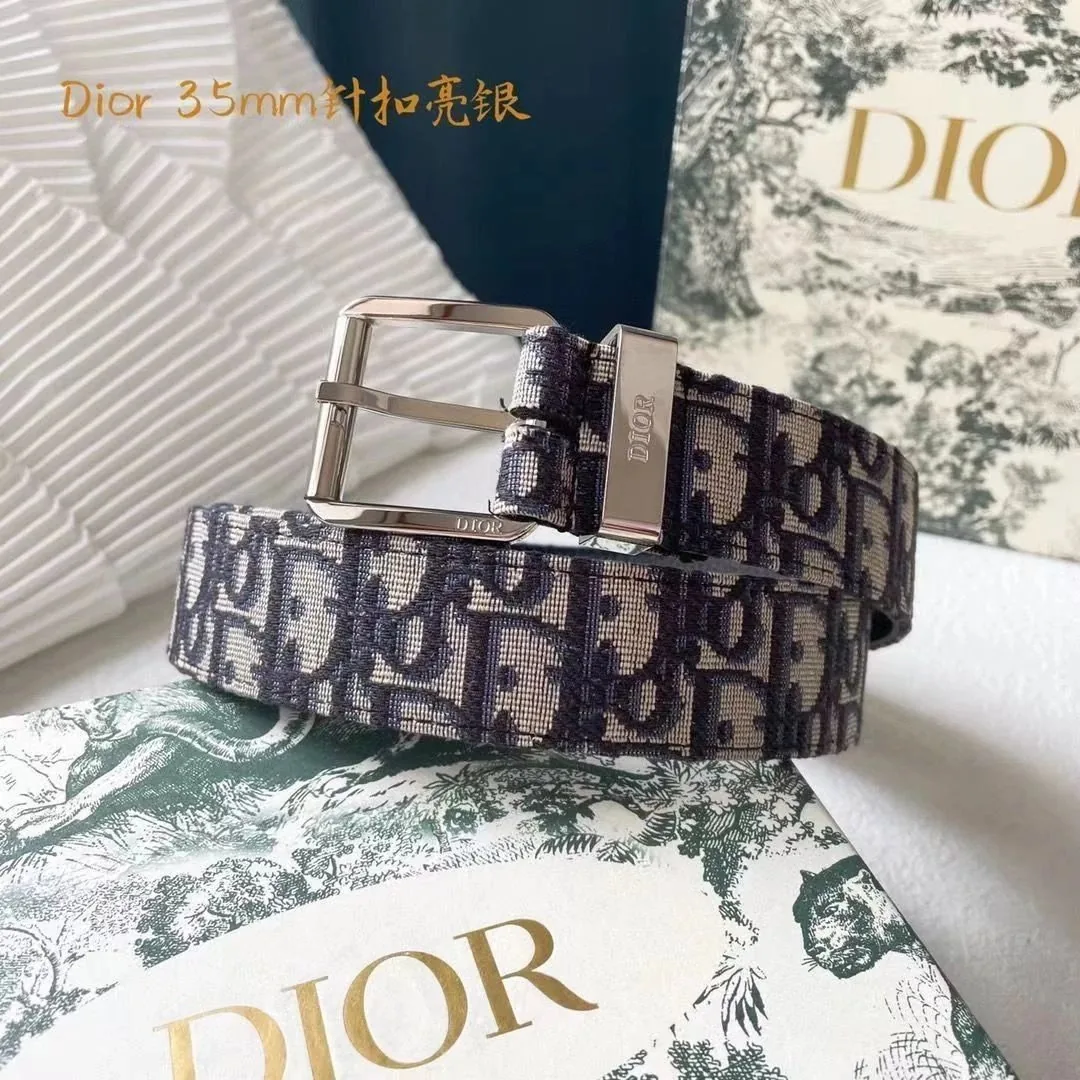Dior Leather Letter Belt — Photo 3