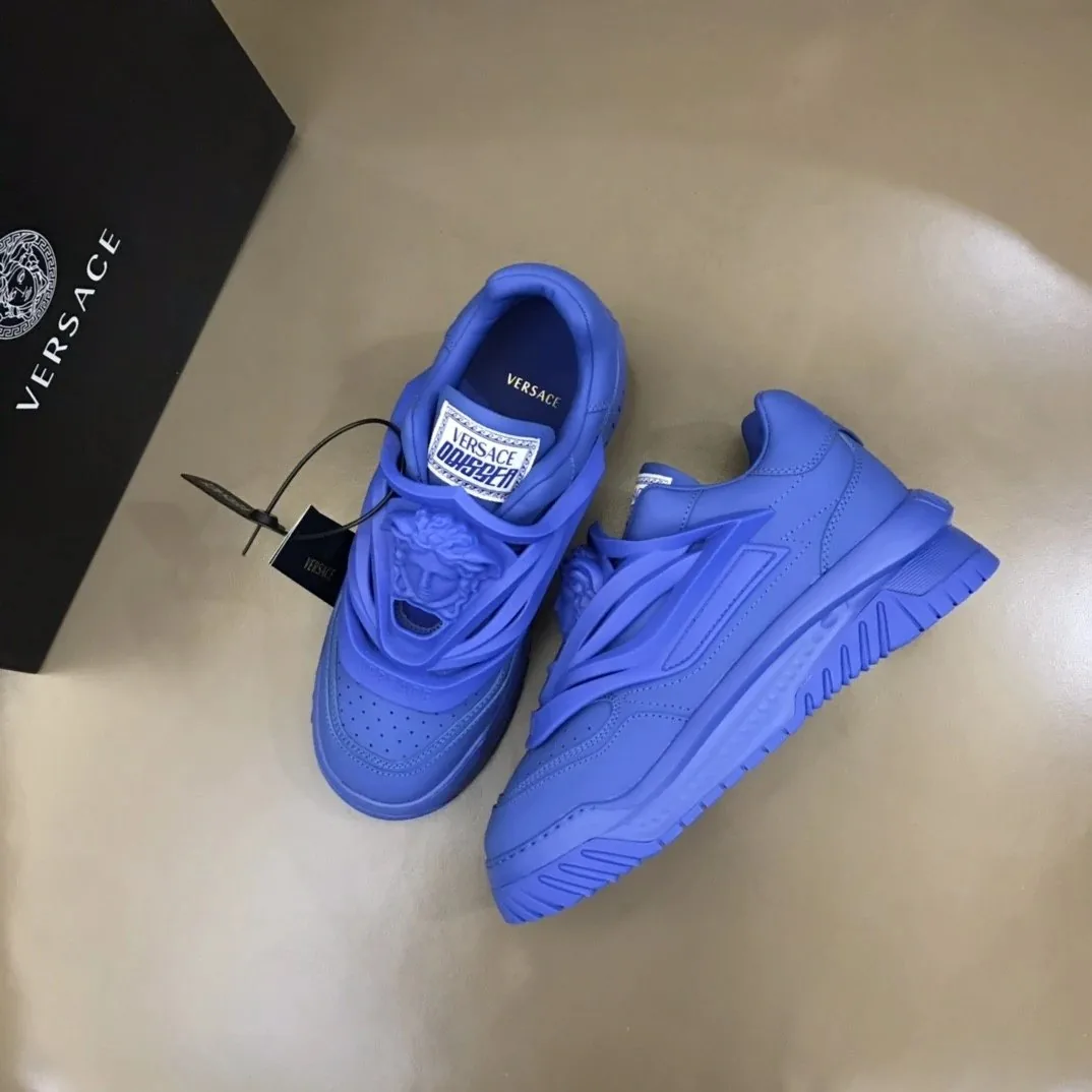 Versace Odissea Black White Sneakers — photo 9