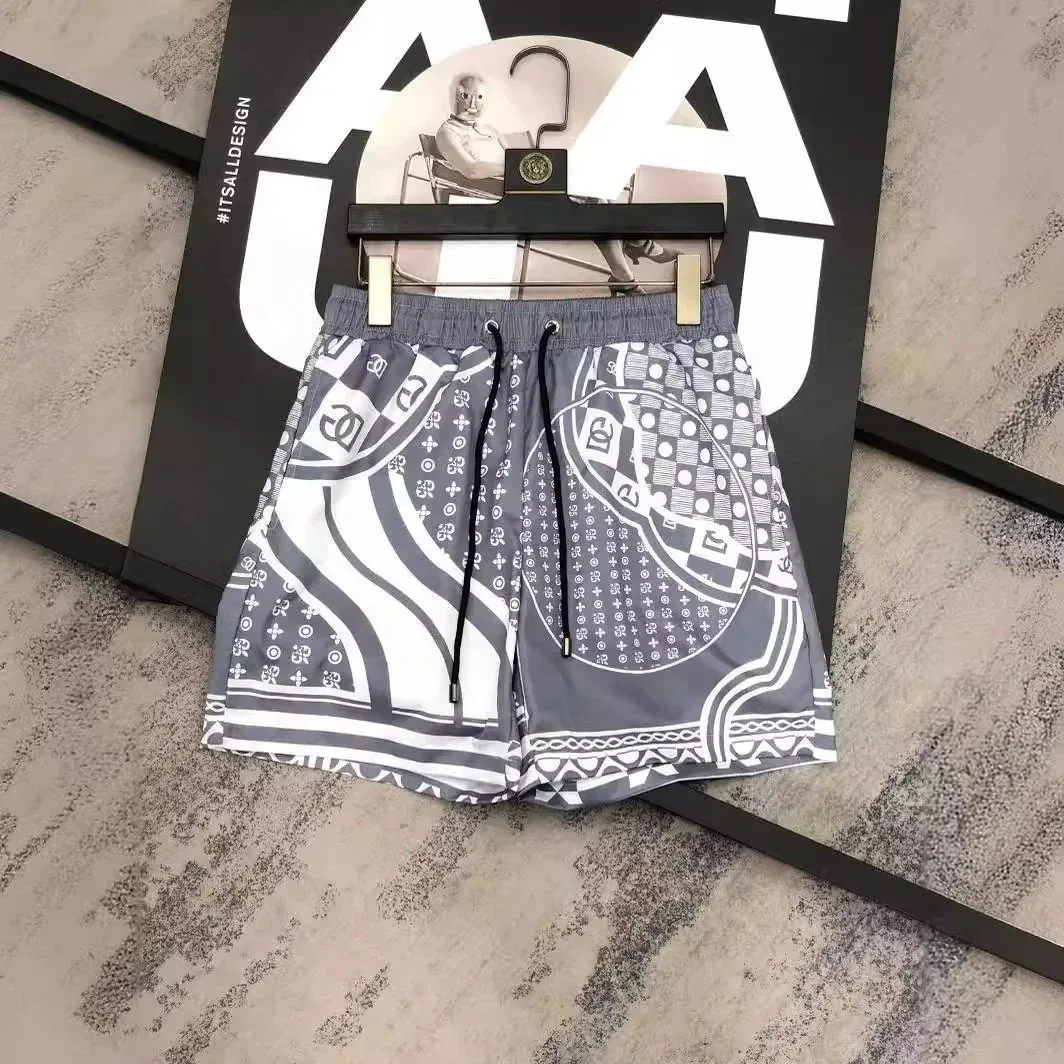 Woven Quick-Dry Digital Print Shorts — Photo 4