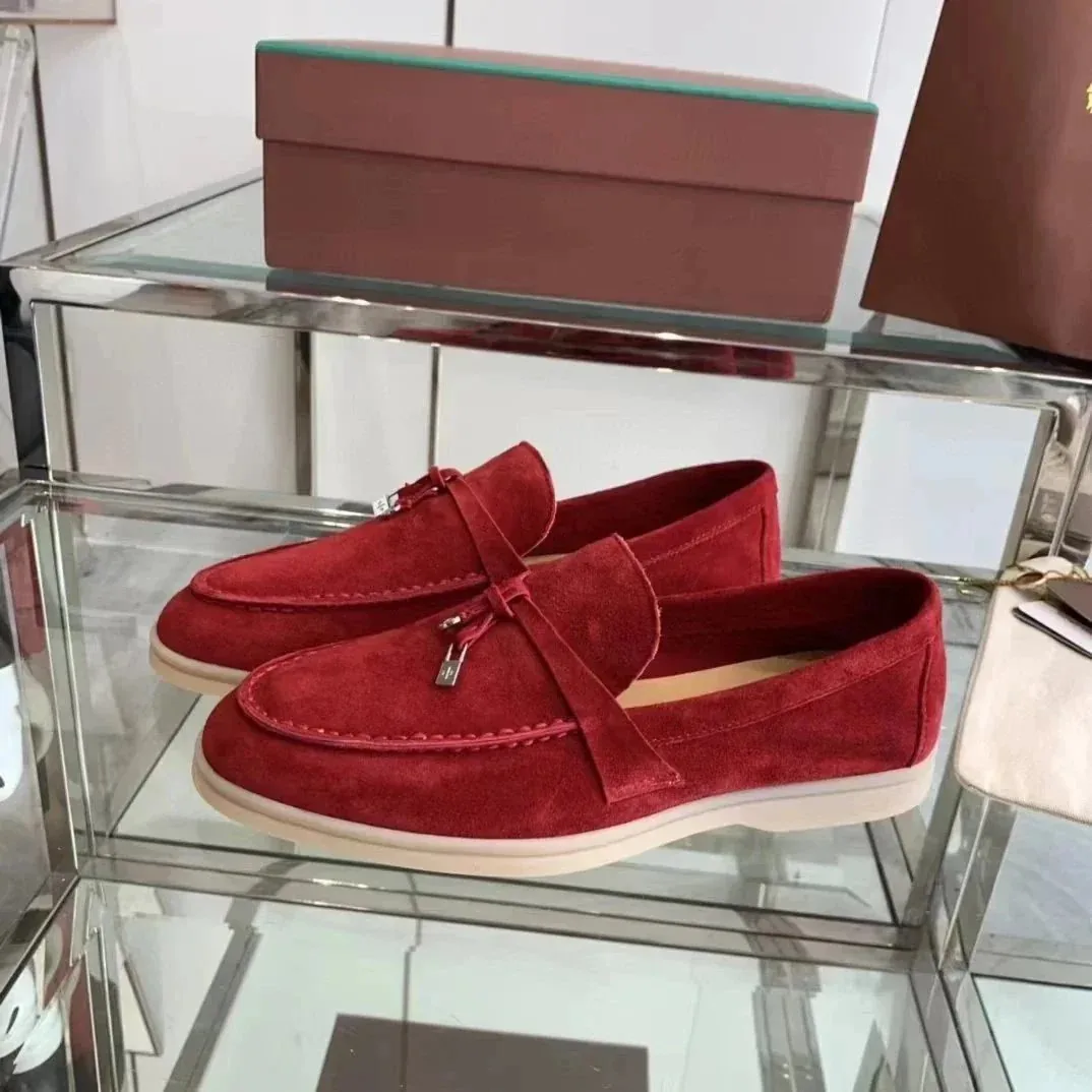 Loro Piana Summer Walk Dior B34 Beige Loafers — QC