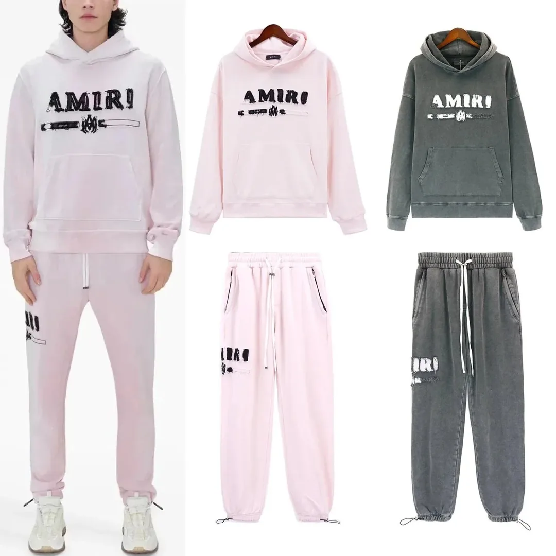 Letter Embroidered Hooded Sweatshirt