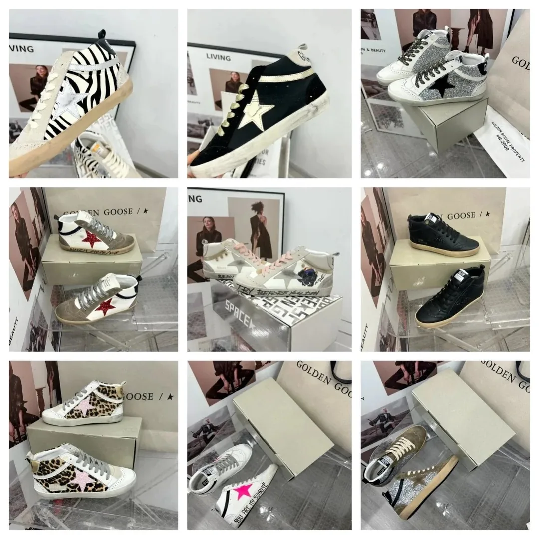 Golden Goose Superstar New High-Top Sneakers