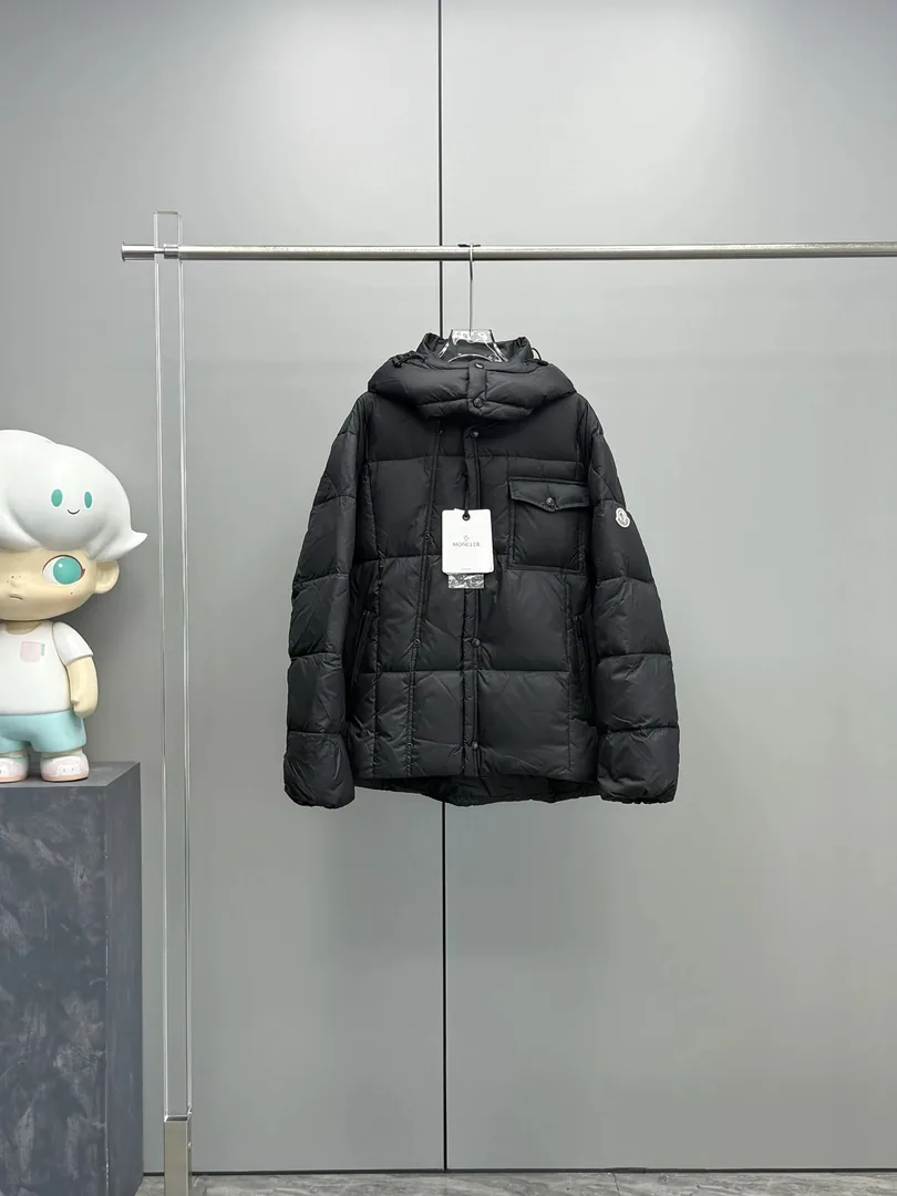 Double Breasted Hooded Puffer Down Jacket — photo 2