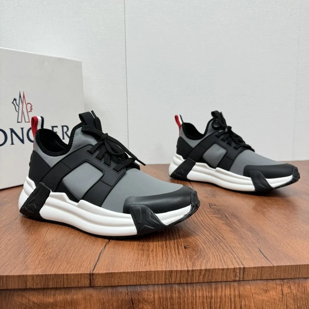 Moncler Black Lightweight Mesh Runners — QC
