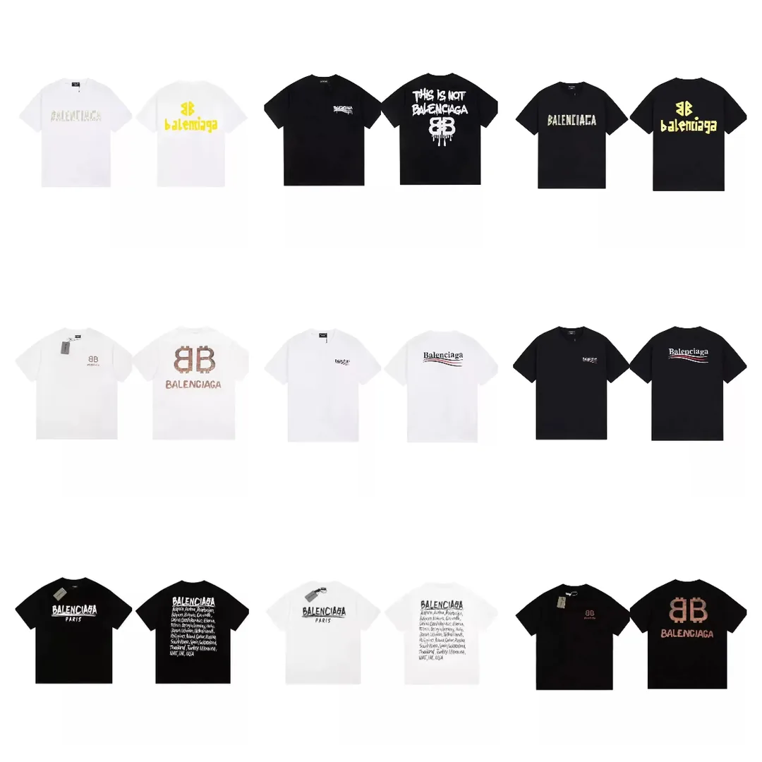Balenciaga BB Logo Print T-Shirt Collection