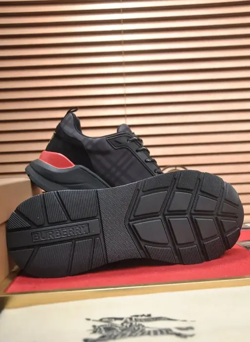 Burberry Brown Check Athletic Sneakers — photo 9