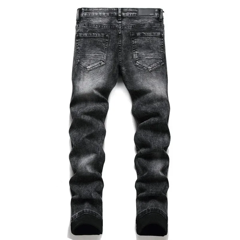 Amiri Distressed Painted Jeans — photo 3