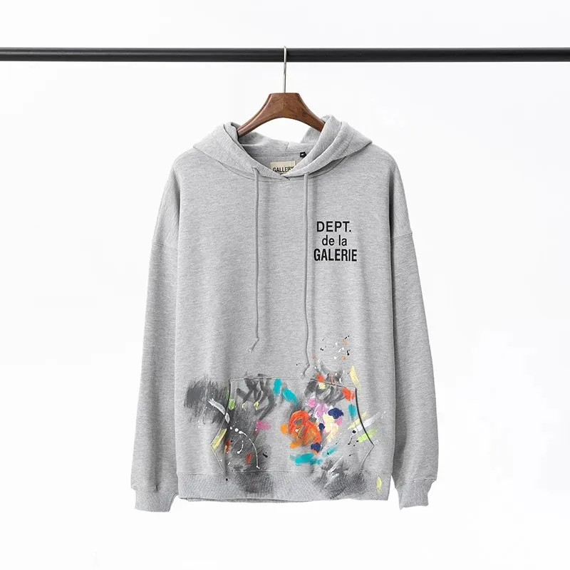 Print Hooded Hoodie — Photo 11