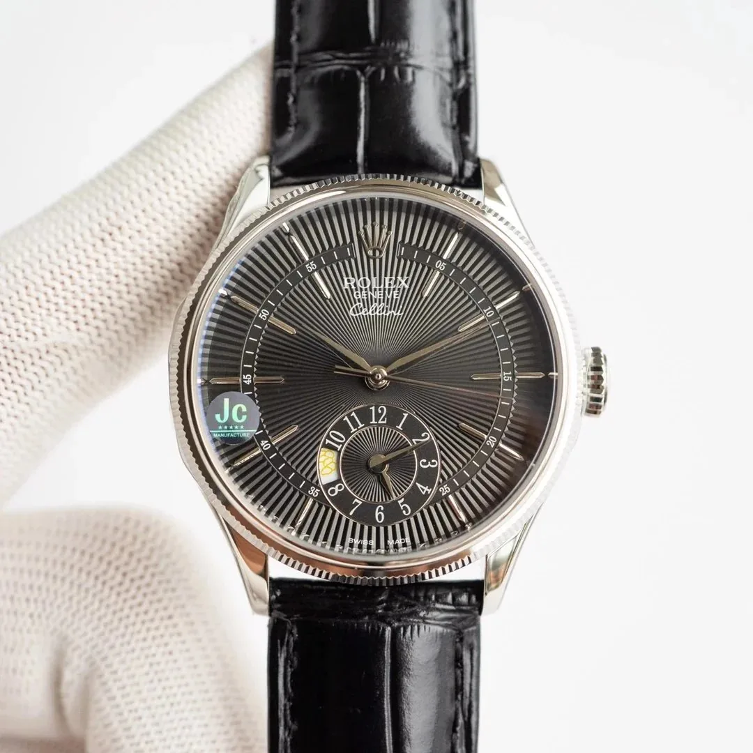 Rolex Cellini Leather Strap Watch — photo 6