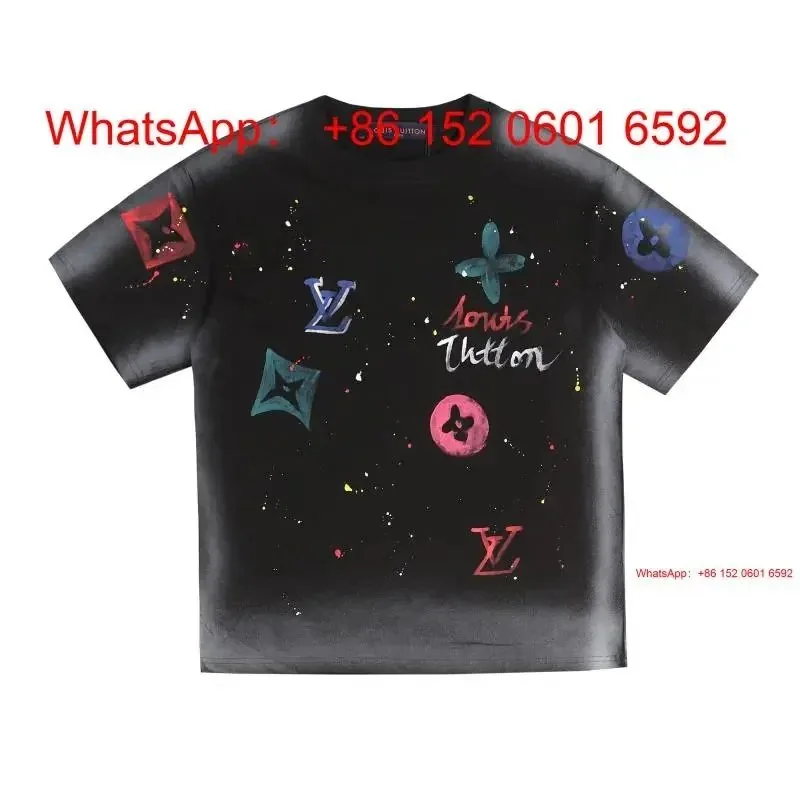 Louis Vuitton Slogan Print T-Shirt Collection — QC
