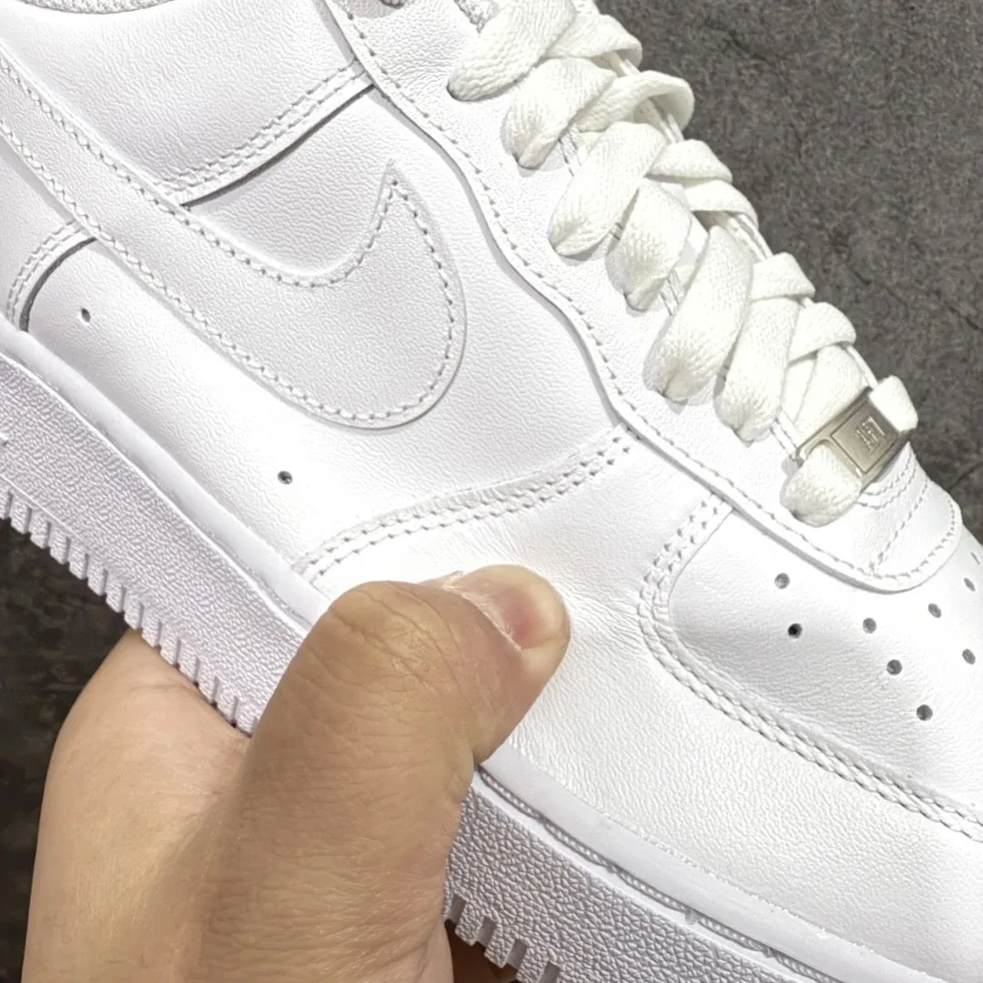 Nike Air Force 1 Beige Low-Top Rope-Lace Shoes — Photo 4