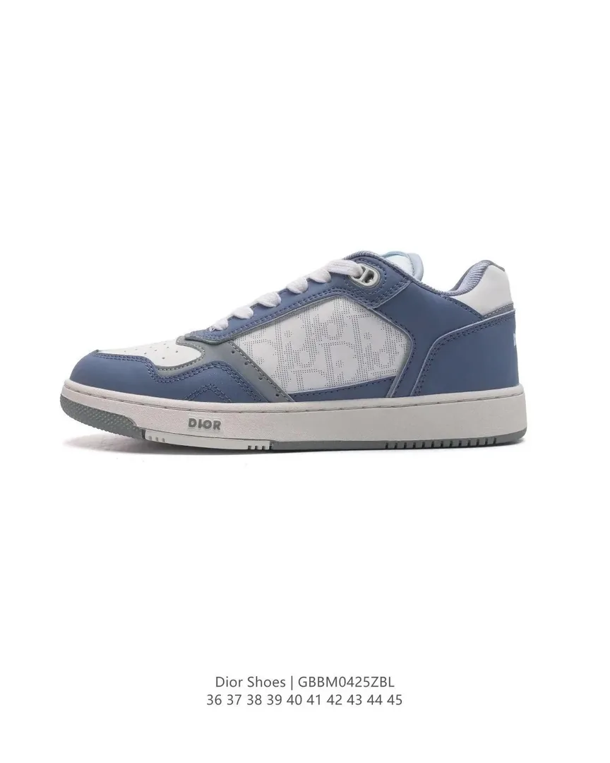 Dior B27 Grey Bee-Print Trainers — Photo 7