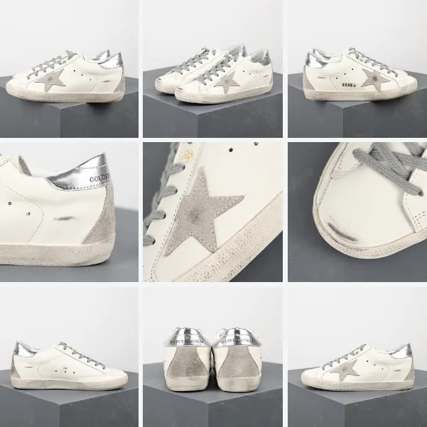 Golden Goose Super-Star Distressed Sneakers — Photo 13