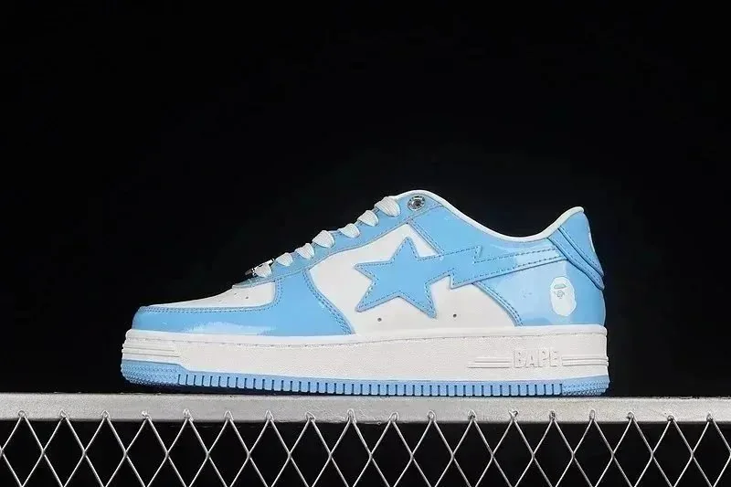 Bape Sta Camo Patent Star Skate Shoes — photo 11