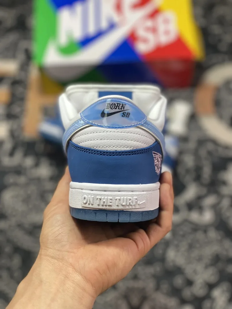 Nike SB Dunk Low White Perforated Skate Shoes — photo 4