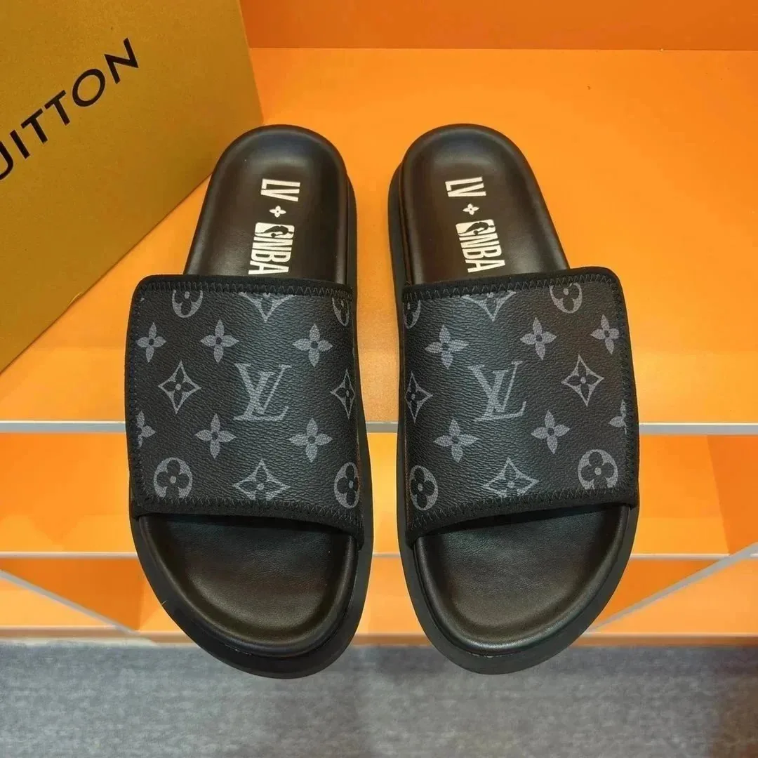 Leather Slides — QC