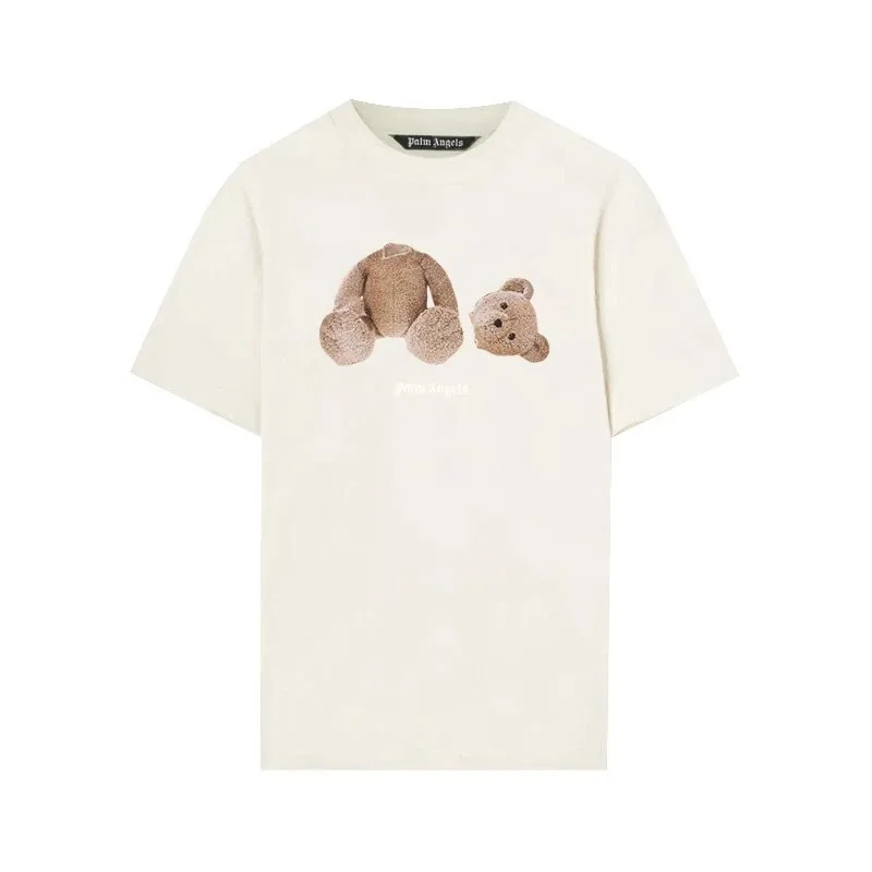 Palm Angels Letter Print Crewneck T-Shirt — Photo 14