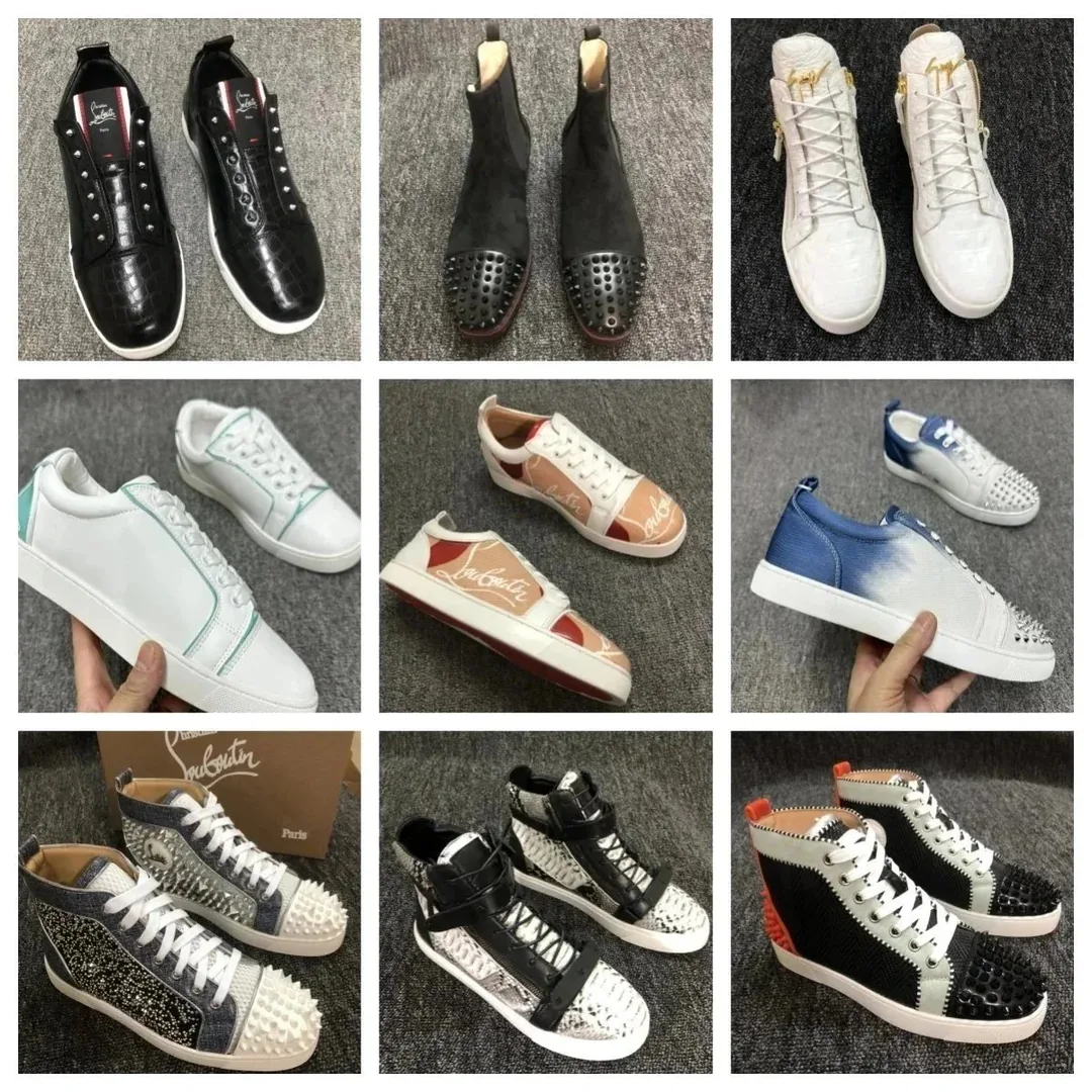 Christian Louboutin White Zip-Up Sneakers