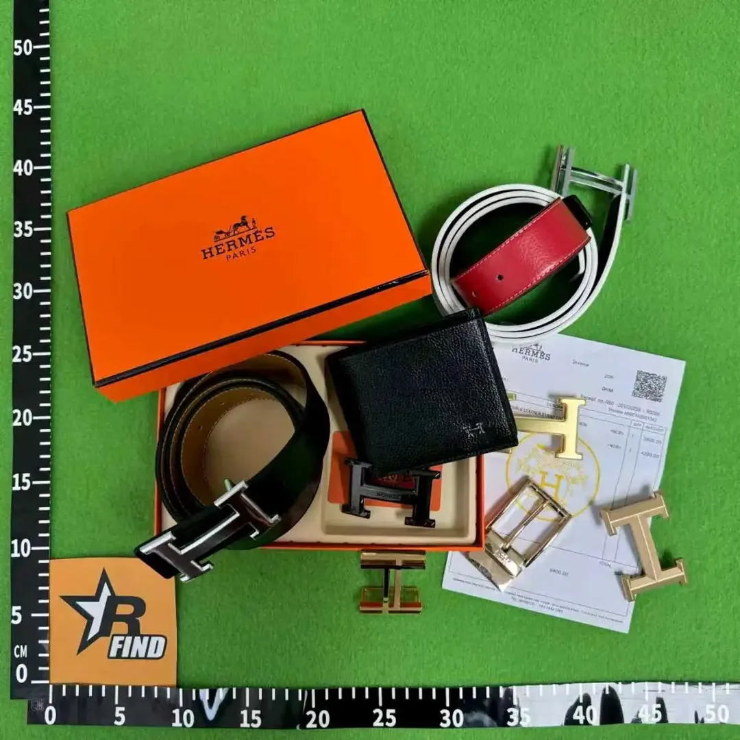 Leather Belt And Wallet Set — Photo 3