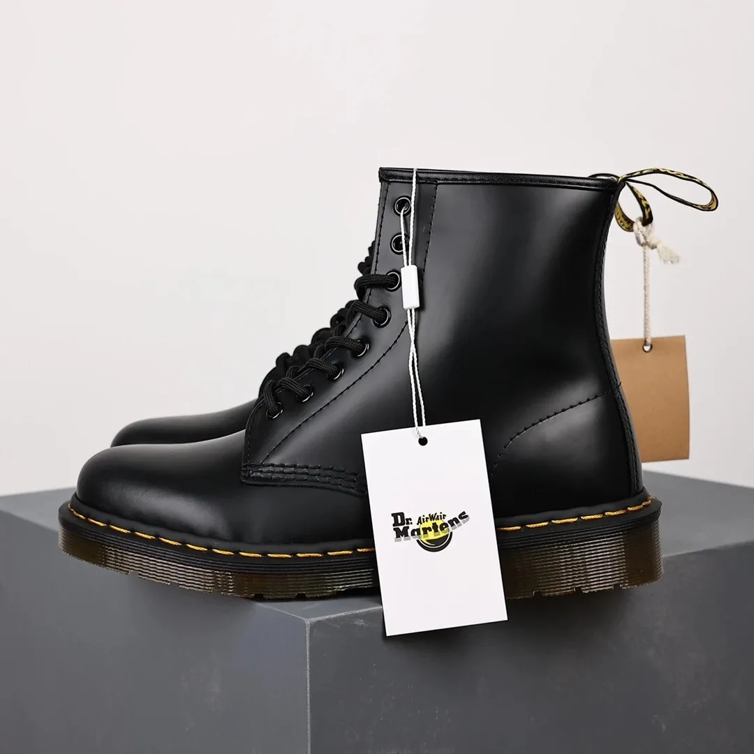 Dr. Martens 1460 Dr. Black Leather Sneakers — QC