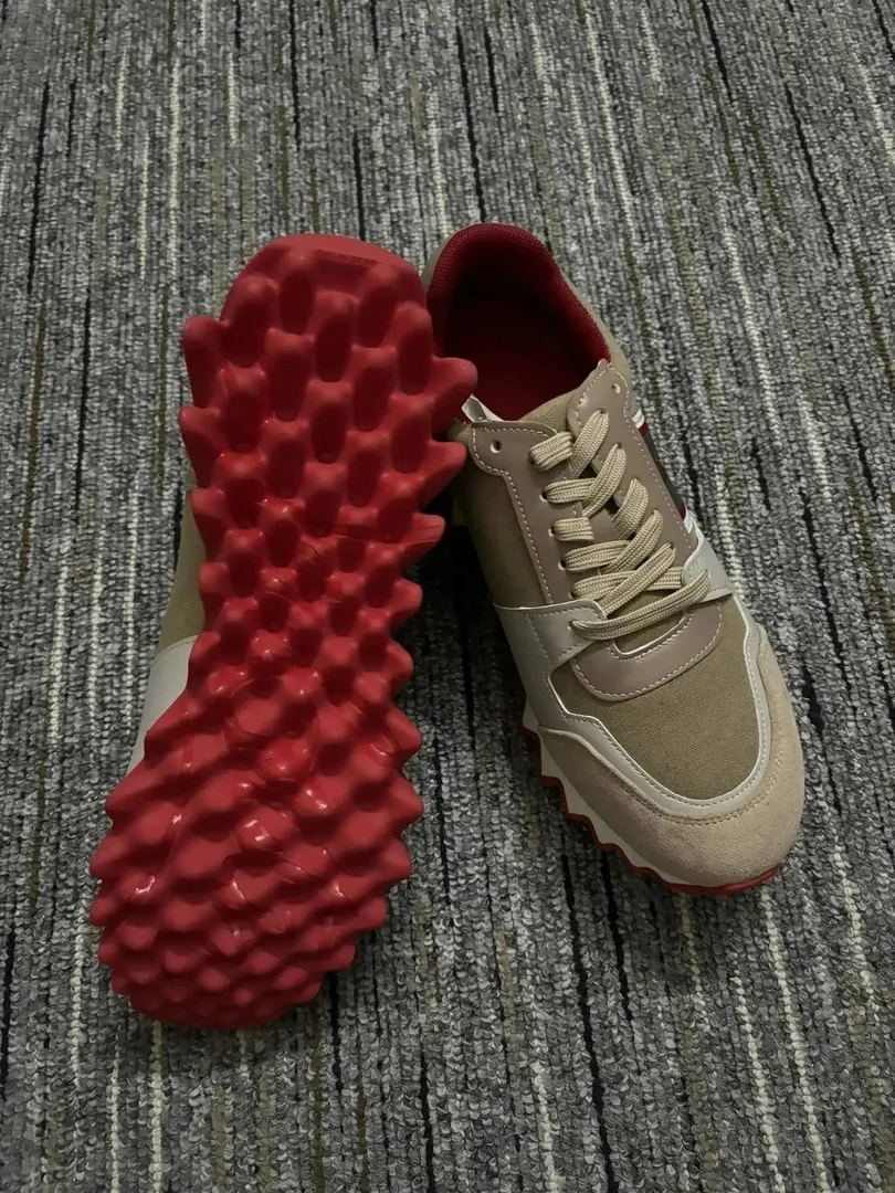 Christian Louboutin White Zip-Up Sneakers — QC