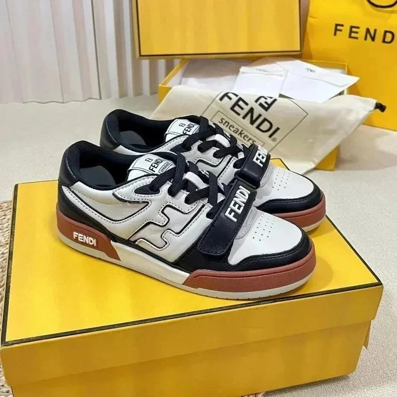 Fendi Match Low-Top Sneakers — Photo 14