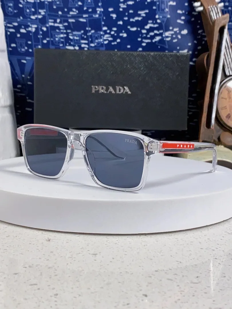 Prada Linea Rossa Rectangular Sunglasses — QC