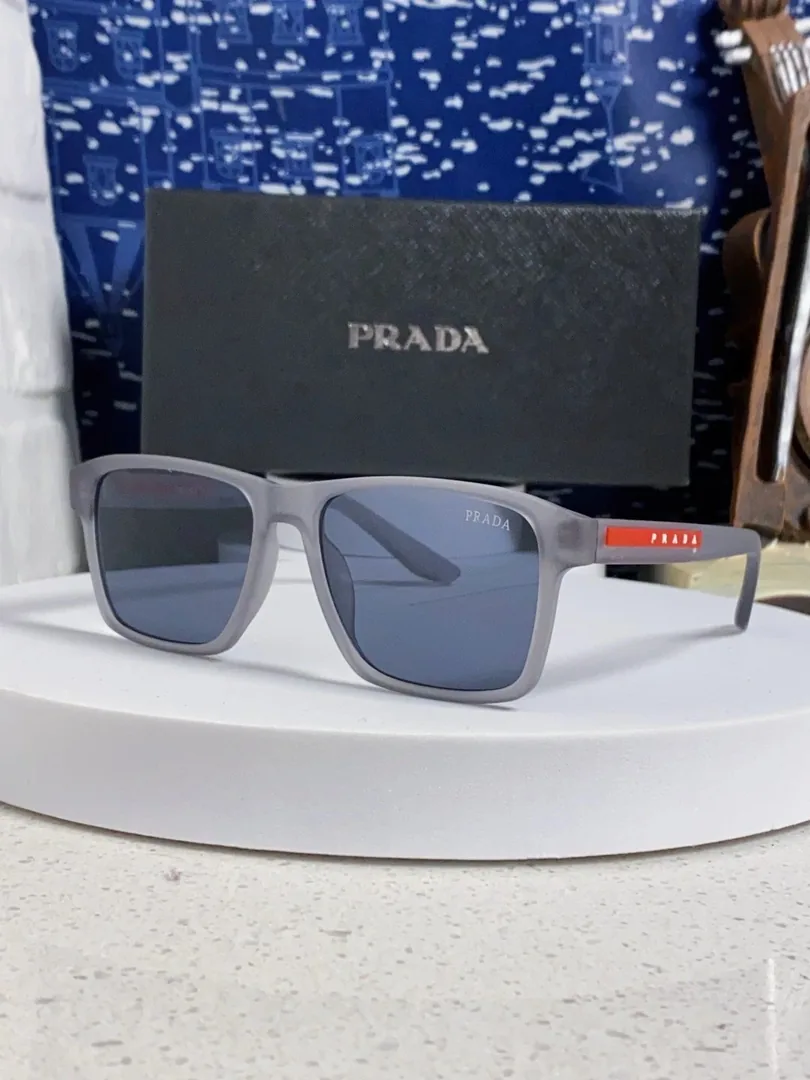 Prada Linea Rossa Rectangular Sunglasses — QC