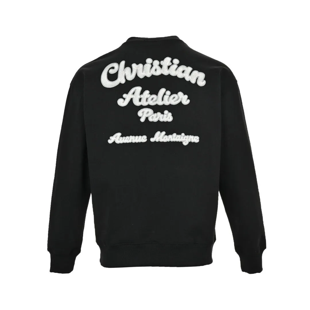 Signature Script Embroidered Hoodie — QC