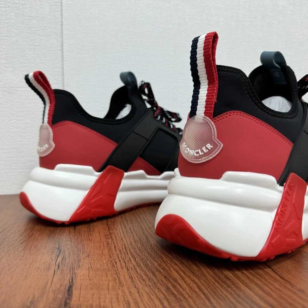 Moncler Black Lightweight Mesh Runners — QC