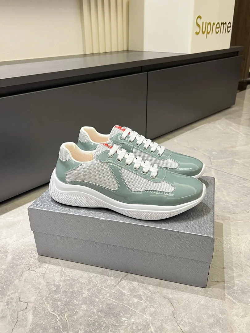 Prada America's Cup Beige Court Sneakers — photo 8