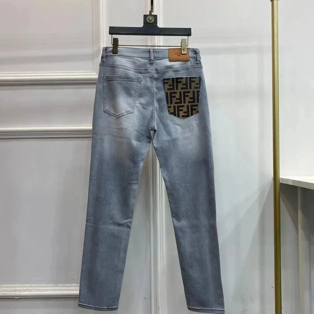 Fendi FF Logo Pocket Jeans