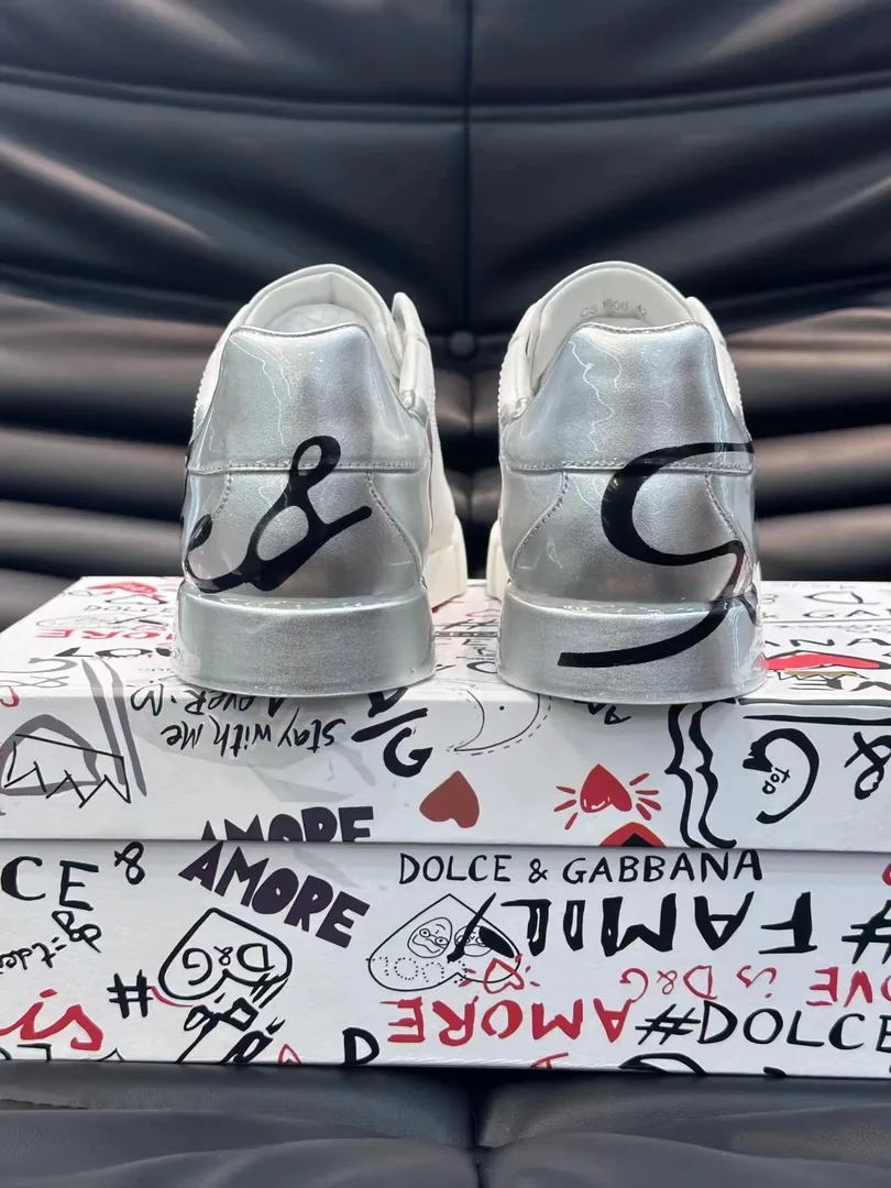 Dolce & Gabbana Portofino & Multicolor Graffiti Sneakers — QC