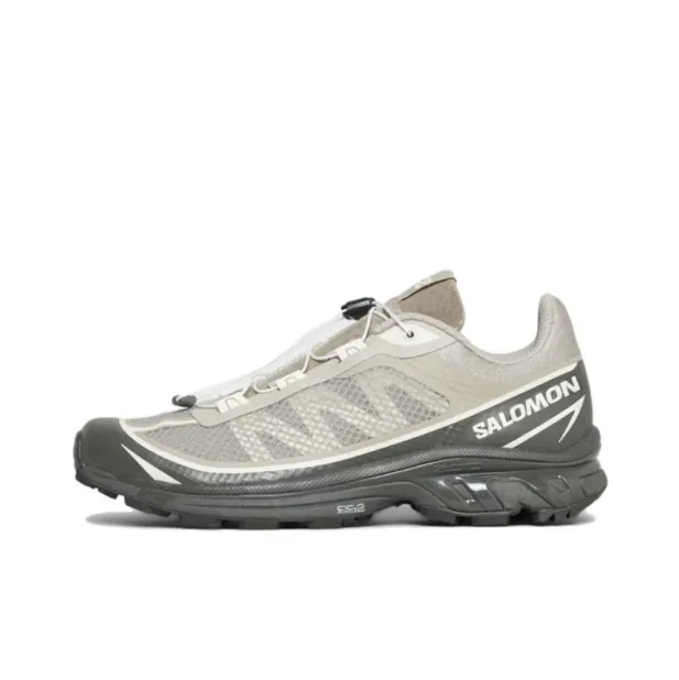 Salomon XT-6 Grey Lace-Up Sneakers — QC