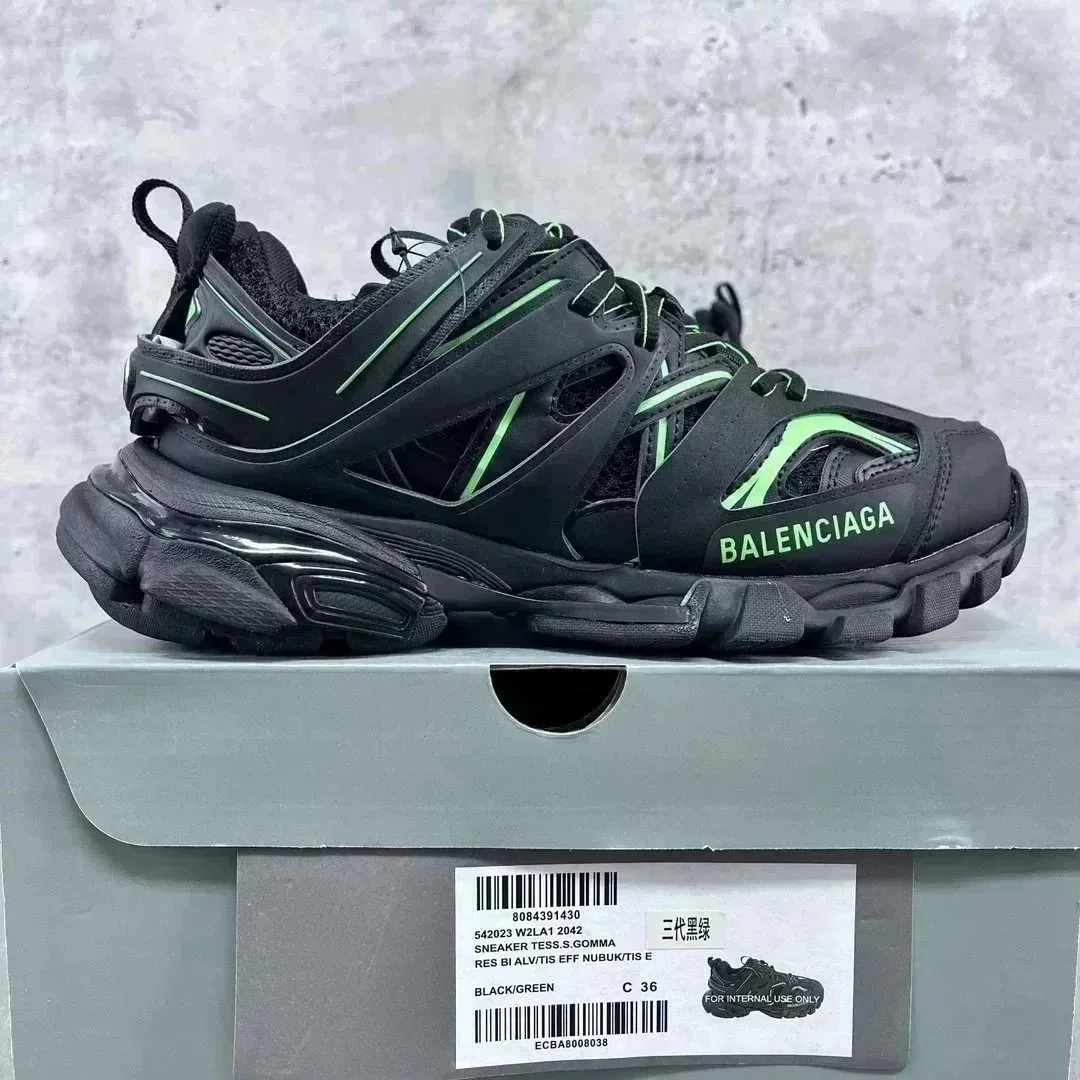 Balenciaga Track White Athletic Sneakers — Photo 14