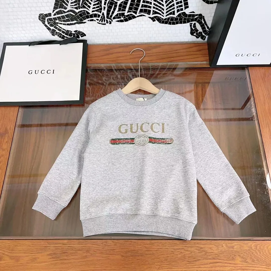 Gucci Kids Logo Crewneck Sweatshirt — Photo 2