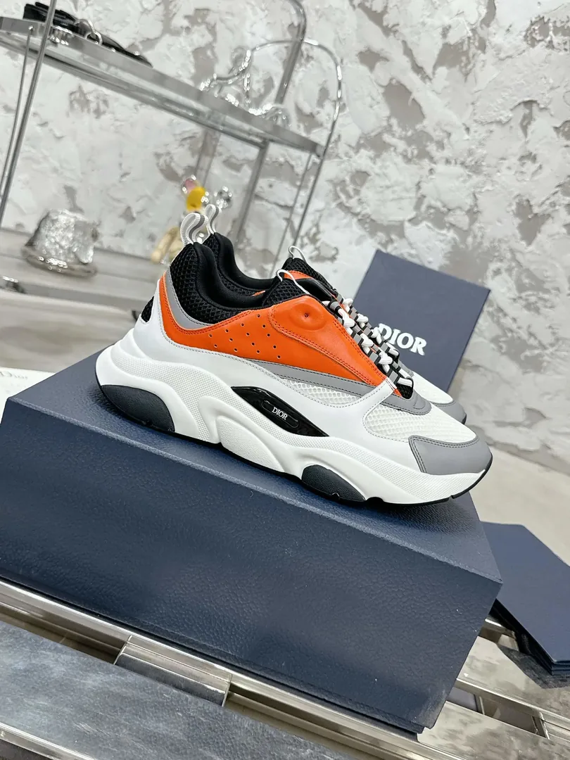 Dior B22 Grey Low-Top Sneakers — Photo 6