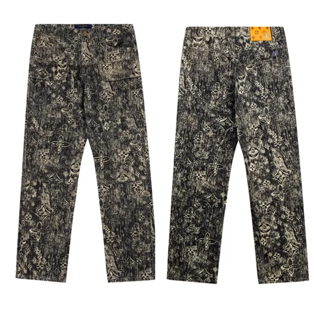 Print Denim Jeans — photo 9