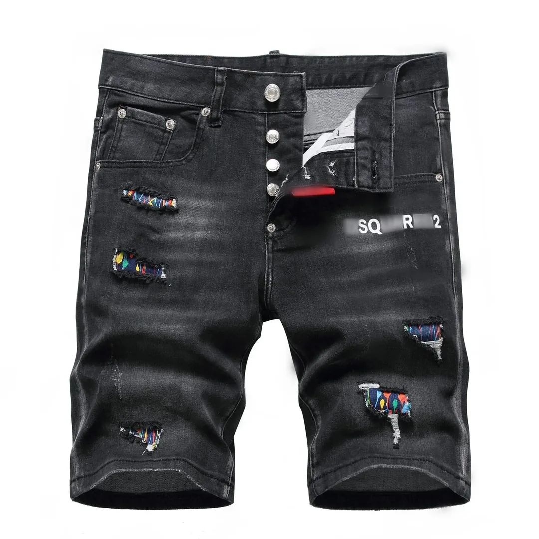 Amiri Distressed Denim Shorts Collection — photo 7