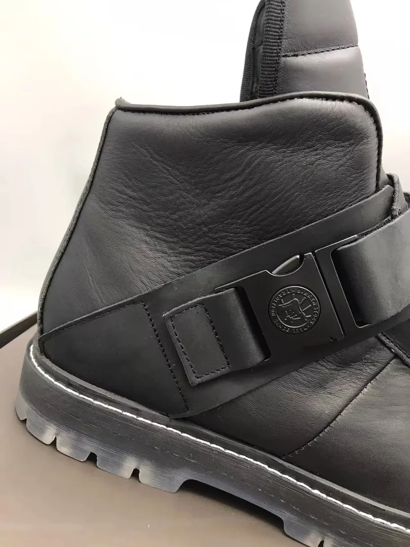 Rick Owens Cream RO BR High-Top Sneakers — Photo 12