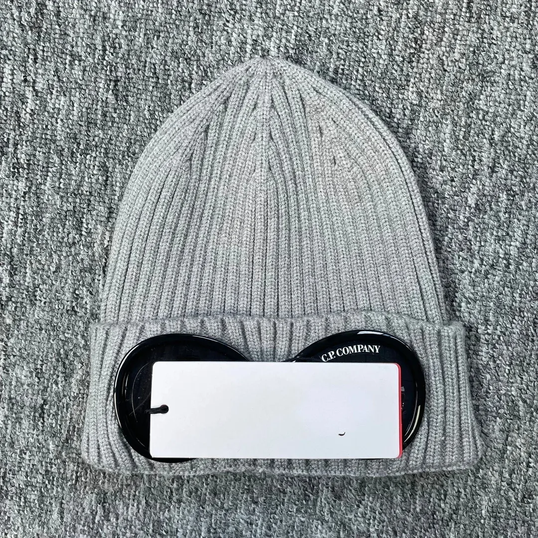 CP Company Ribbed Knit Goggle Beanie — QC