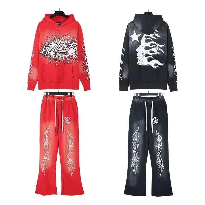 Cotton Hooded Hoodie And Pants Set — Photo 6