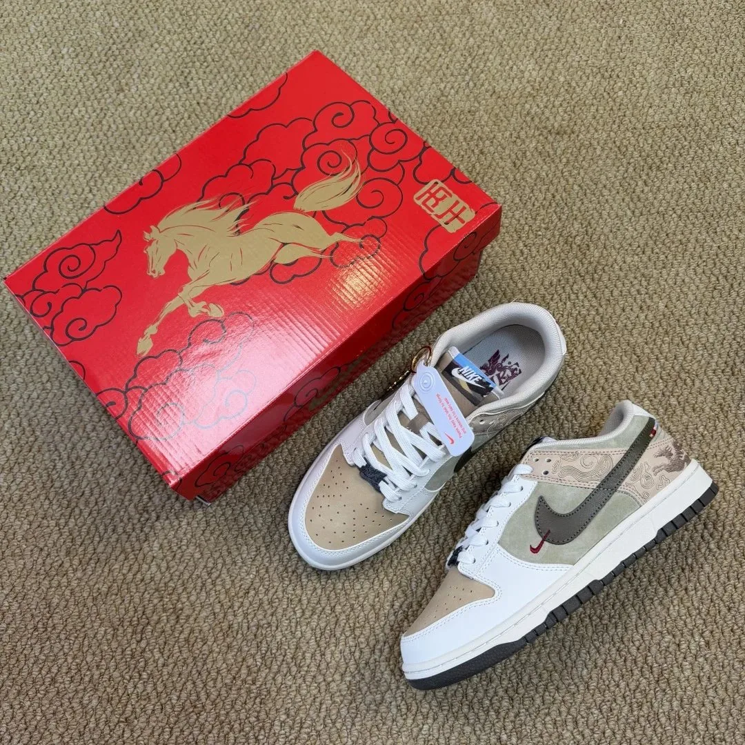 Nike Dunk Low Pegasus CNY Year Of The Horse Beige — photo 9