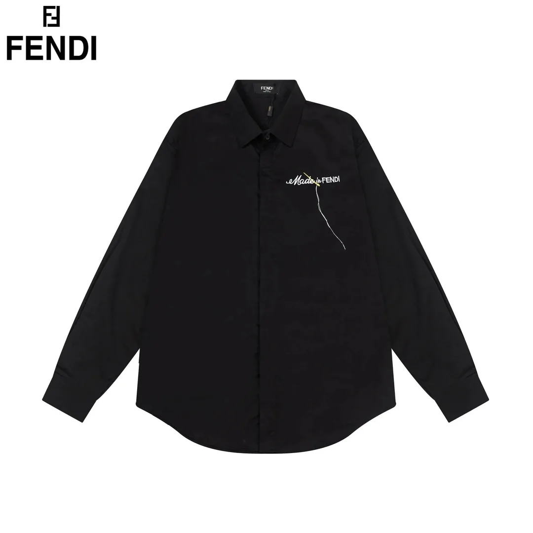 Fendi FF Monogram Short Sleeve Shirt — Photo 15