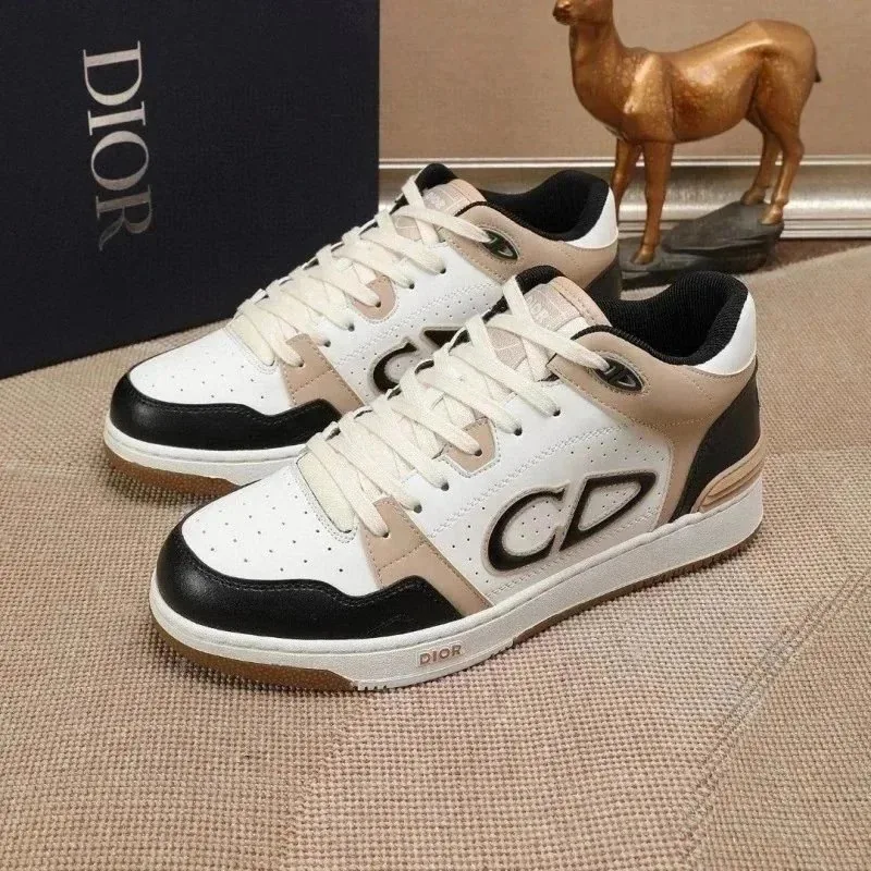 Dior B57 Grey Leather Skate Shoes — photo 5