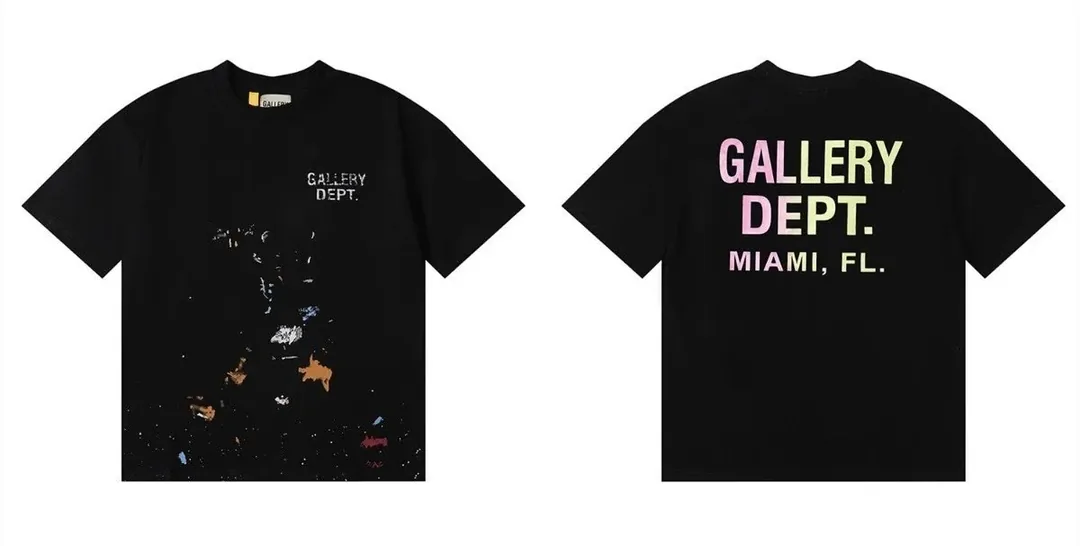 Tie-Dye Graffiti Print T-Shirt — QC