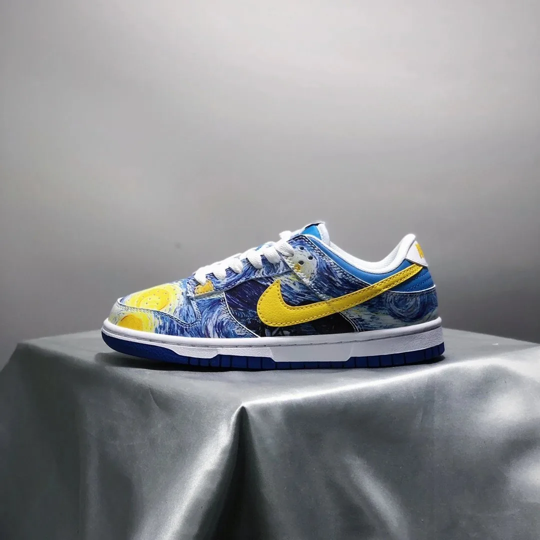 Nike Dunk Low Blue Yellow Kobe Basketball Shoes
